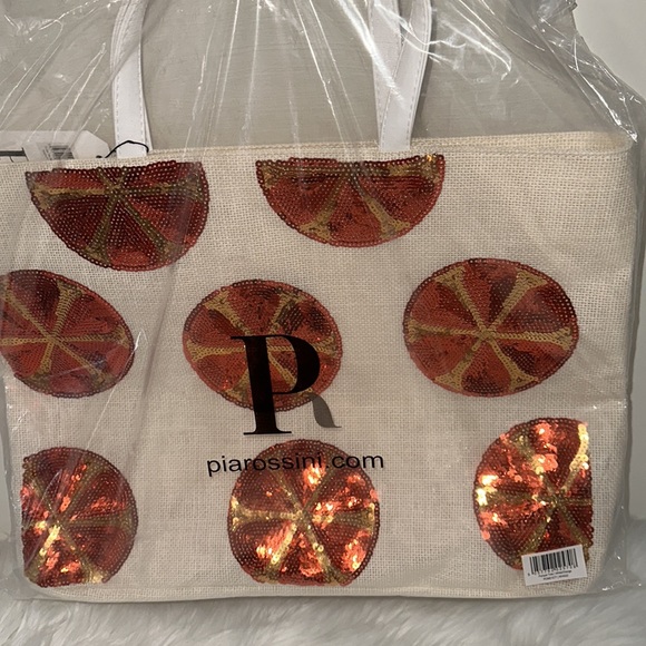 Pia Rossini orange sequin tote nwt - Picture 3 of 3